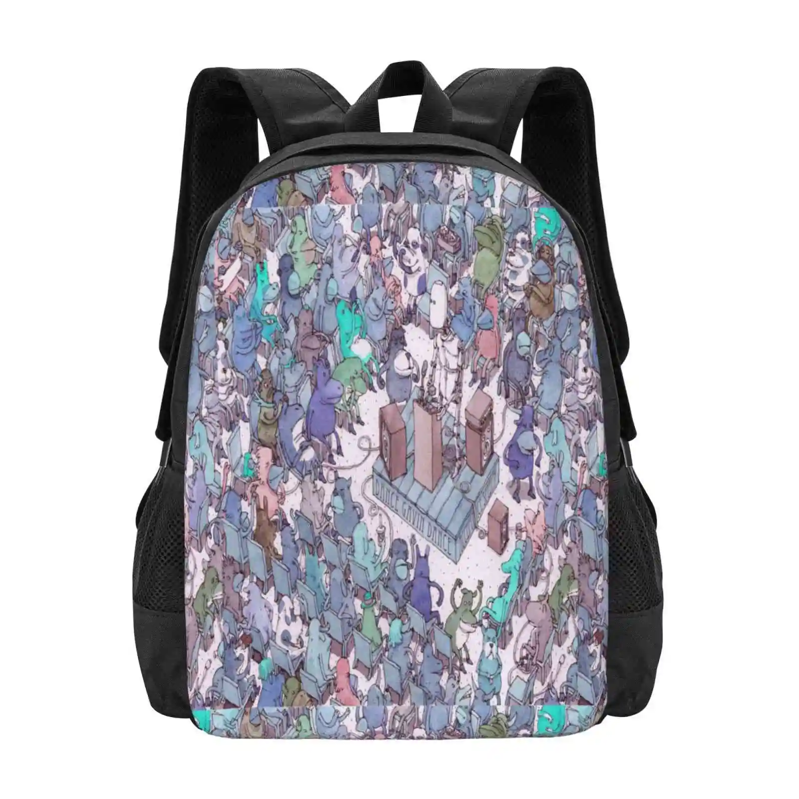 Mochila escolar para dança salão de baile dança merch afterburner mochila de grande capacidade laptop