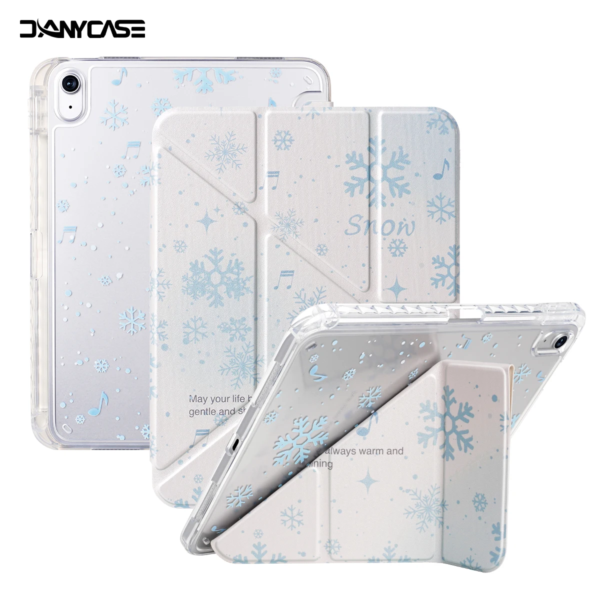 

For iPad 10th 11th A16 Generation Tablets Case For ipad air 11 m4 case M2 M3 Air4/5 10.9 Pro 11 13 12.9Cover with Pencil Holder