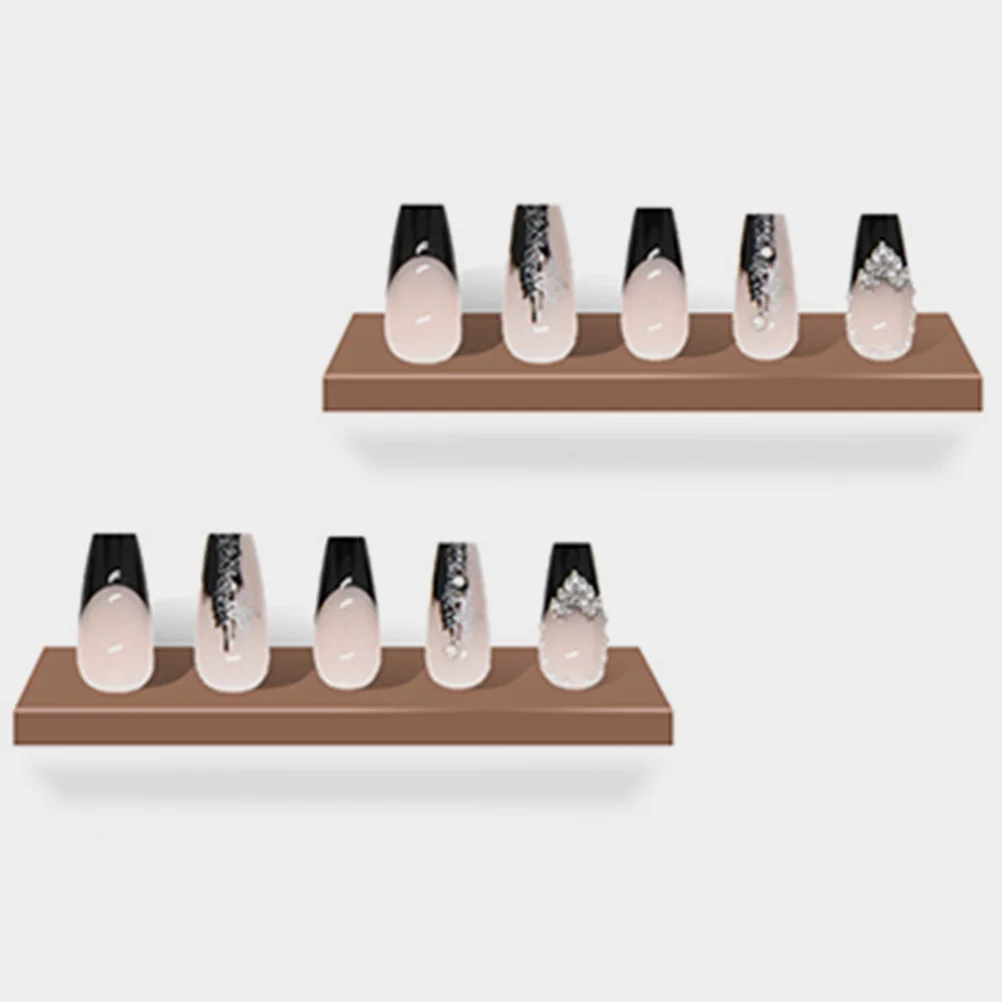 

24Pcs Press on Nails Glue on Heart Fake Nail Tips Stylish Appeal for Salon Home Use Special Occasions Gift Halloween Nails