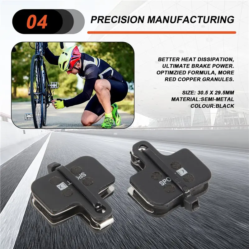 NEW HOT In Stock-4 Pairs Sport EX, Bicycle Disc Brake Pads For AVID DB Elixir, SRAM LEVEL TL & T, Red Force Etap AXS
