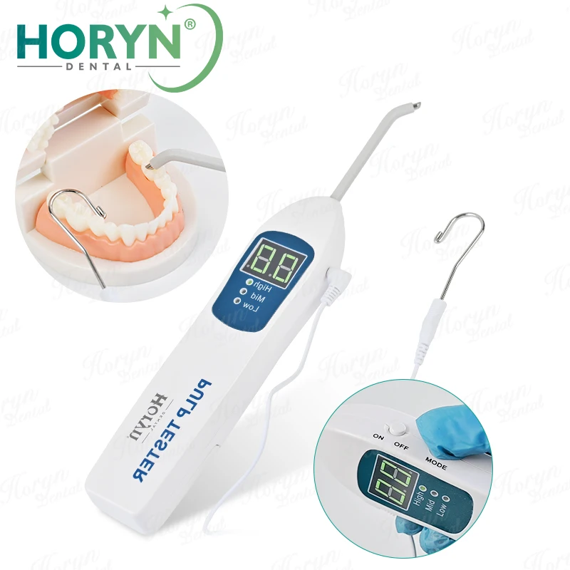 Deantal Pulp Tester Preset Speed Mode High-Mid-Low ral Teeth Nerve Vitality Endodontic State Tester Pulp Vitality Test