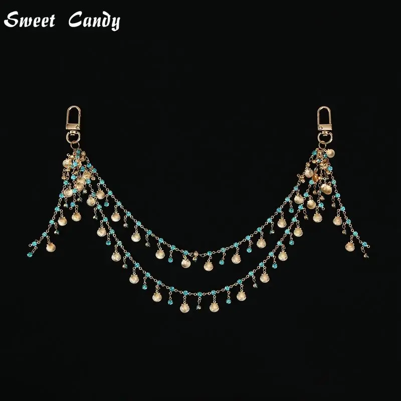 Large intestine lta bag chain extended version Gumei pendant two-dimensional DIY decoration bar decorative bag chain