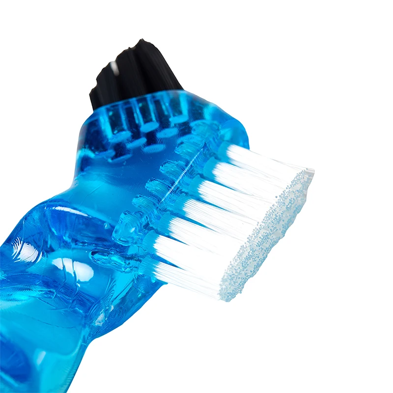 Denture Cleaning Brush Soft Multi-Layered Bristles False Teeth Brush Y-shape Oral Care Tool Teeth Brushes Denture Box