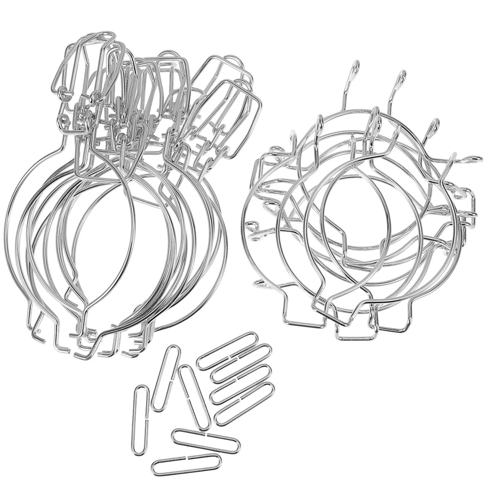 10Pcs Wire Lock Metal Buckle Stainless Steel Fasteners for Sealed Glass Can Leak-Proof Glass Jar Sealing Clips