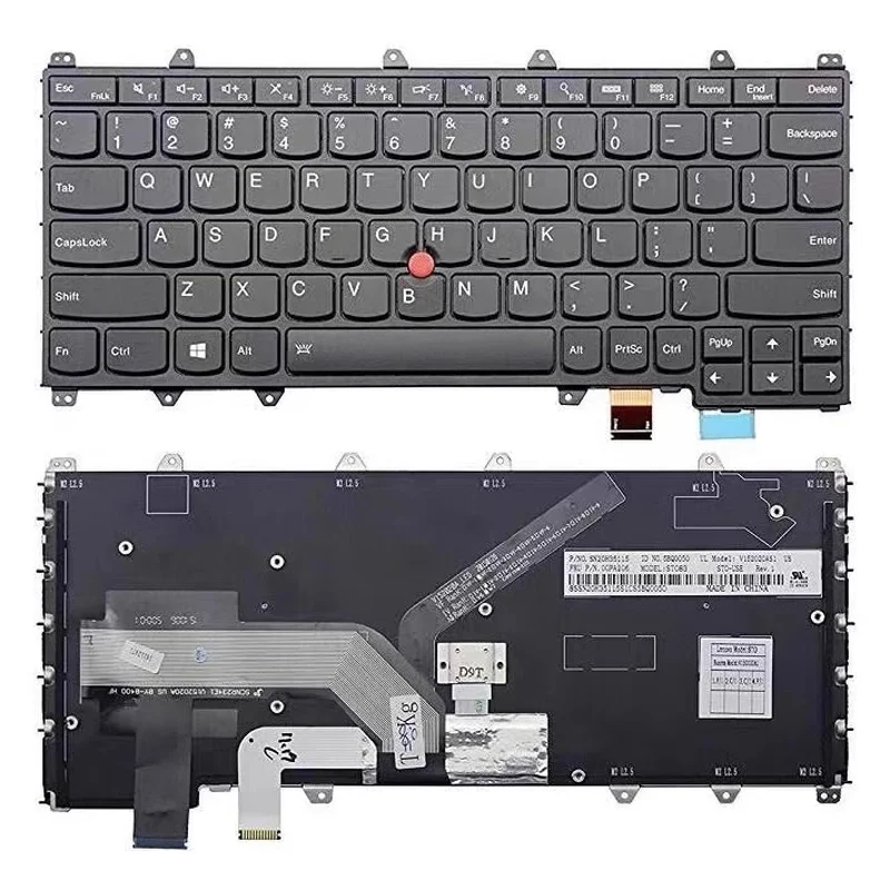S  00PA124 New For Lenovo ThinkPad Yoga 260 US English Keyboard Backlit 00PA206