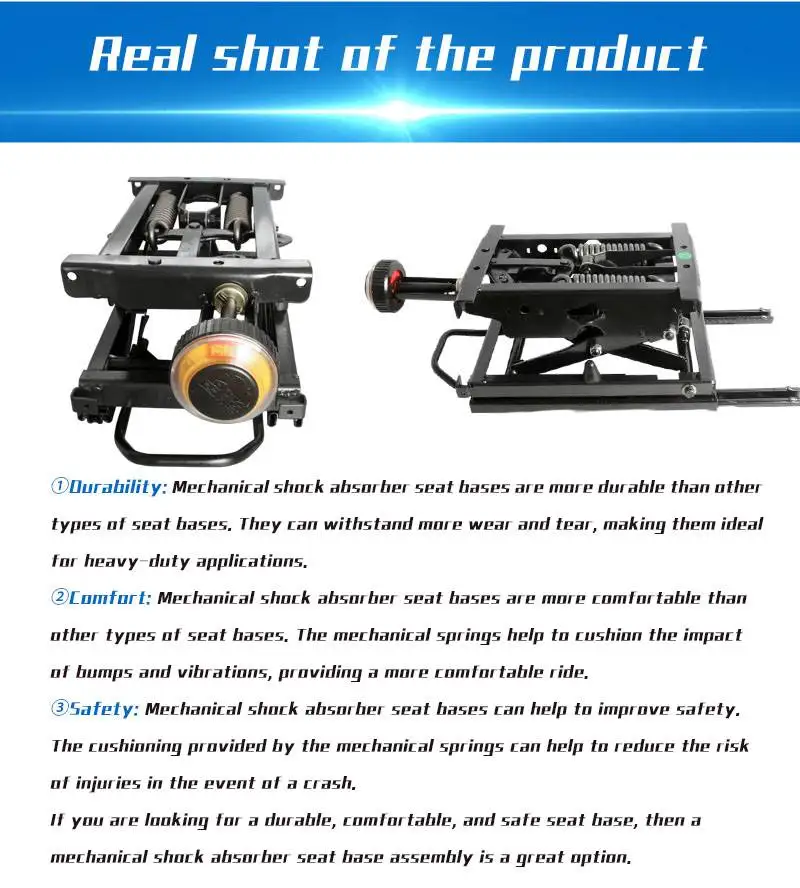 boat seat suspension Truck seat Mechanical Suspension base for rail train driver seat shock absorption parts