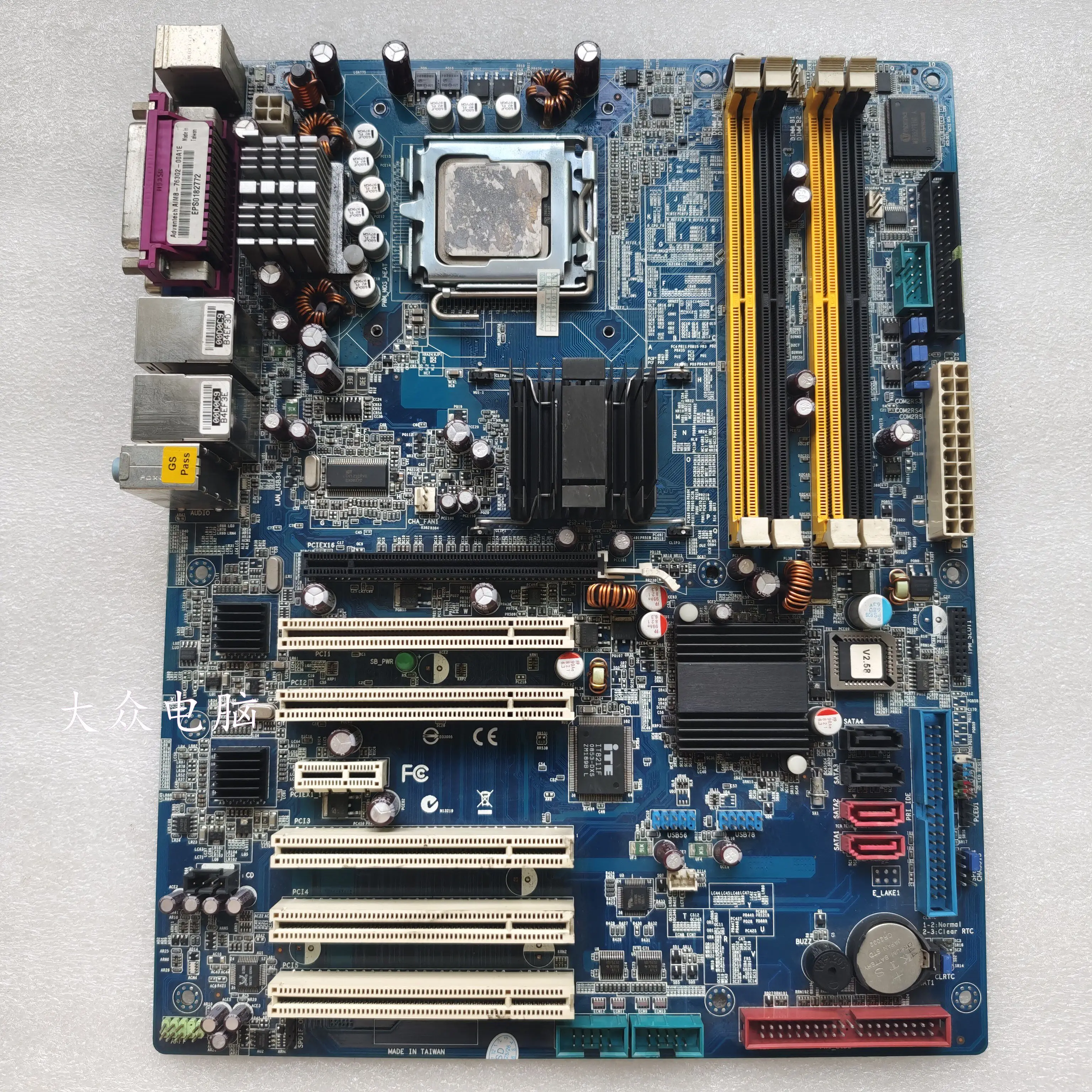 AIMB-763G2-00A1E industrial control main board AIMB-763G2 dual network interface card