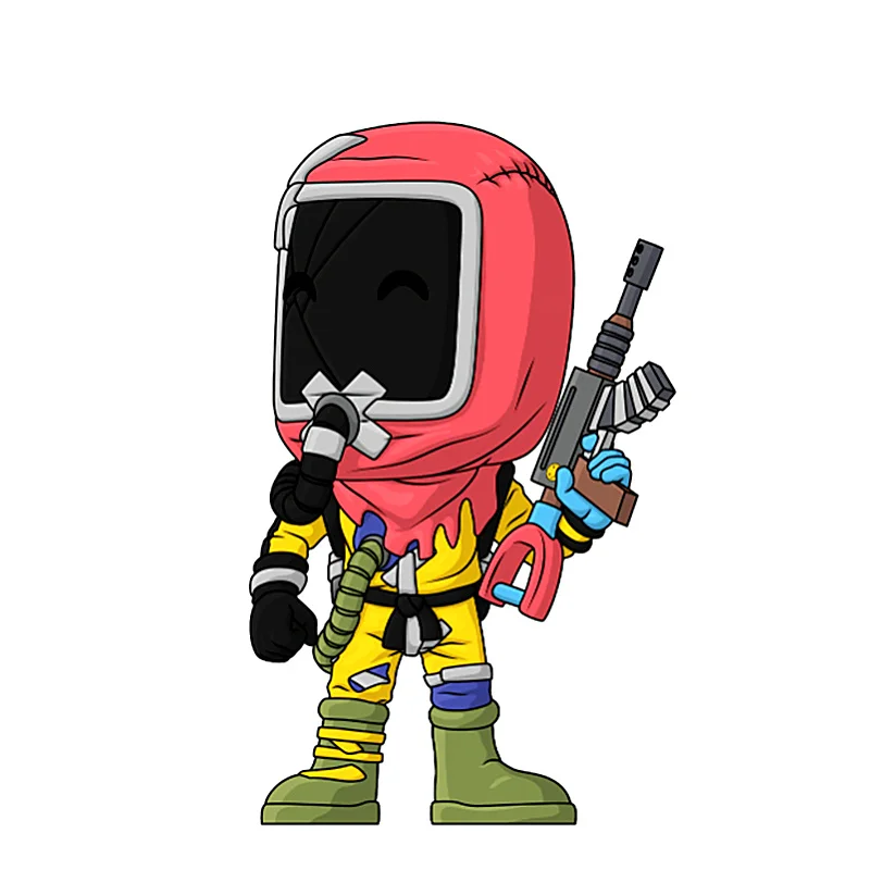 In Stock New Rust Official Merchandise Hazmat Suit Figure Collection Decoration Ornament Model Toy Gifts