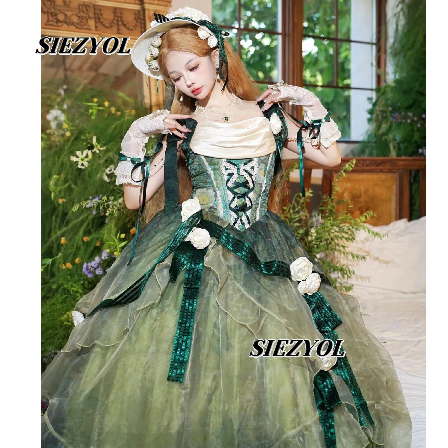 Lolita Long Evening Dress Sweet Beautiful Woman High Sense Birthday Bar Mitzvah Host Graduation Sleeveless Princess Maxi Dresses