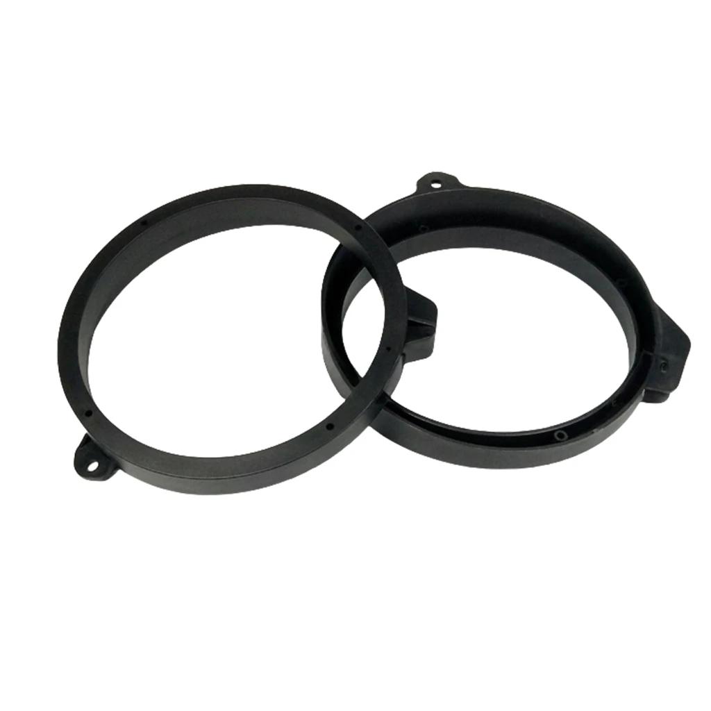 

Pair Shockproof Speaker Spacer Brackets Universal Sound Enhancer Gasket Set 6.5inch Replacement Spacer Gasket for Auto