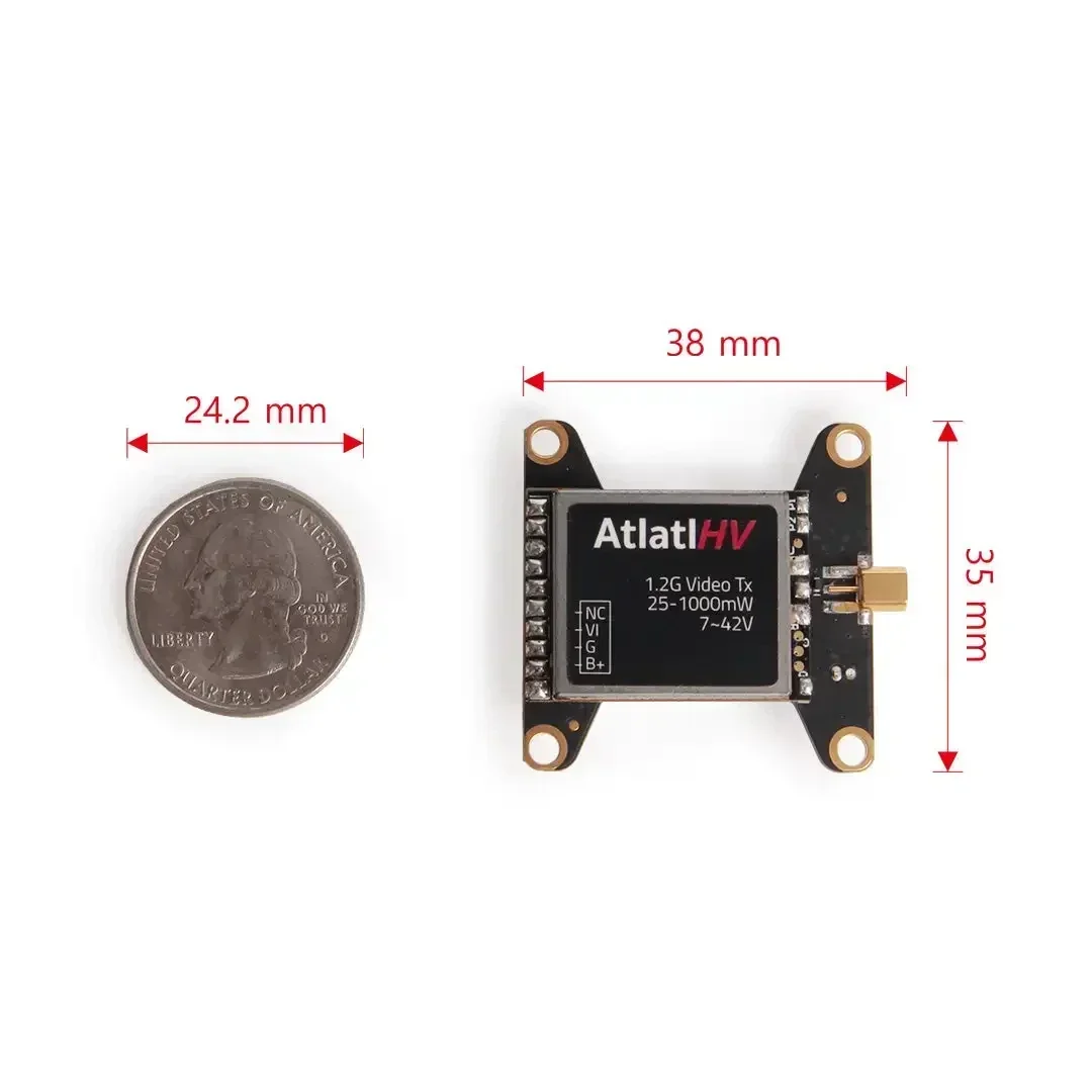 HolyBro Atlatl HV V2 VTX - 1,2 ГГц 1 Вт 2-8S LiPo