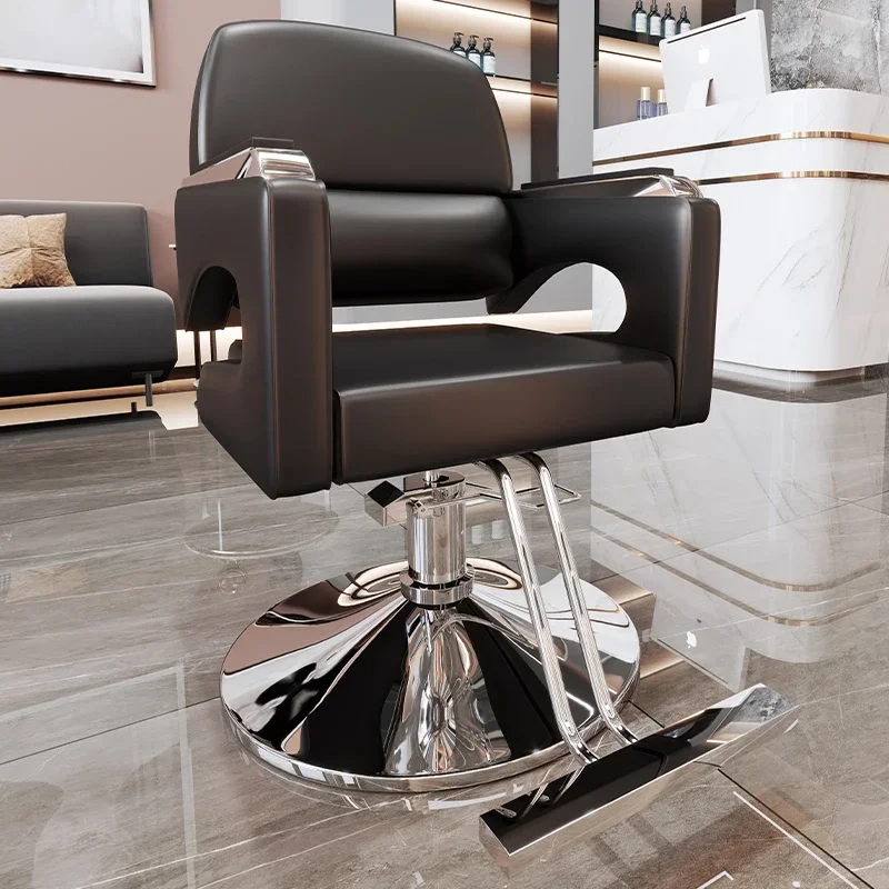 

Modern Professional Barber Chairs Nordic Luxury Lift Swivel Barber Chairs Comfort Simple Style Salon Furniture Taburete