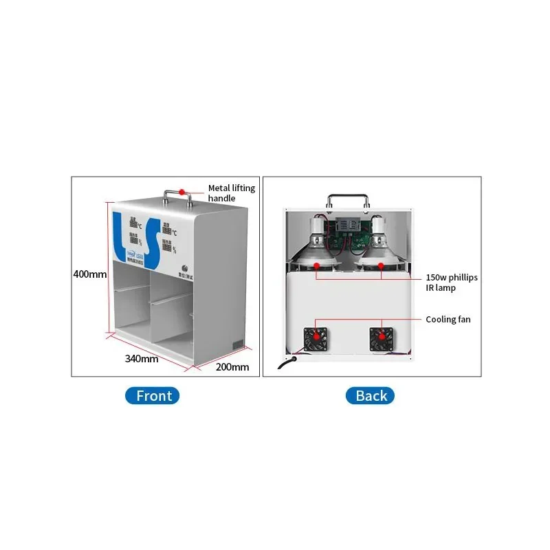 2025LS301 Solar film Temperature tester automotive film heat insulation film glass heat insulation rate hand temperature tester