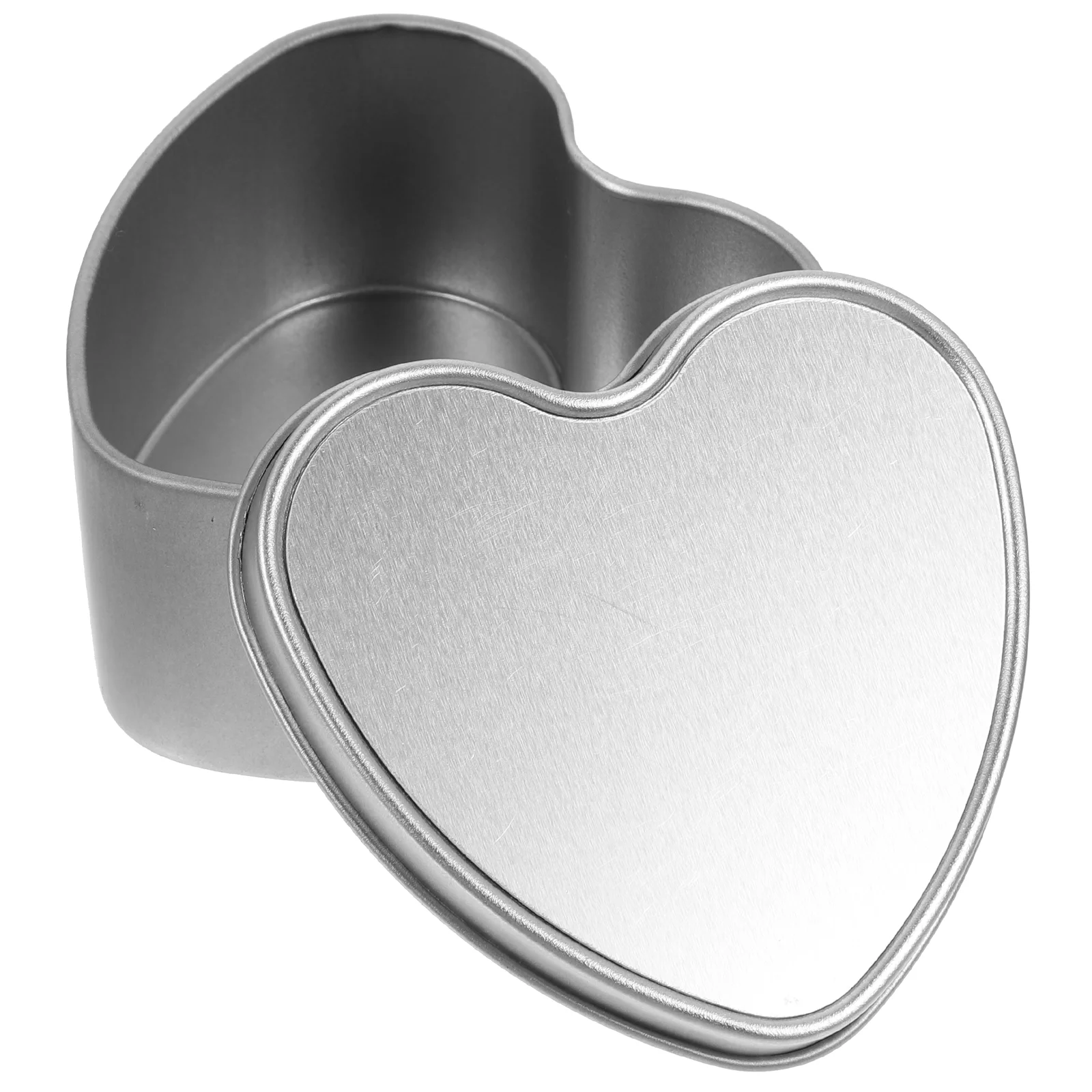 Heart Shaped Tin Empty Tins Sublimation Blank Box Candy Container Blanks Gift Storage Case Cookie