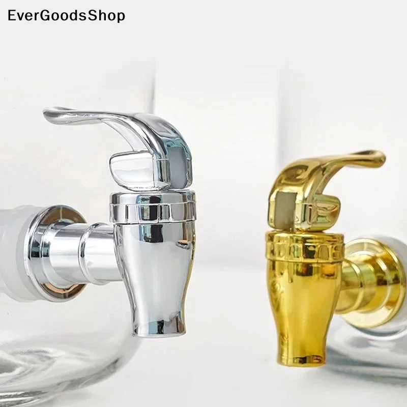 NewFood Grade Electroplated Plastic Beverage Faucet Cans Juice Dispenser Containers Bucket Tap Switch Valve For Home Bar Use