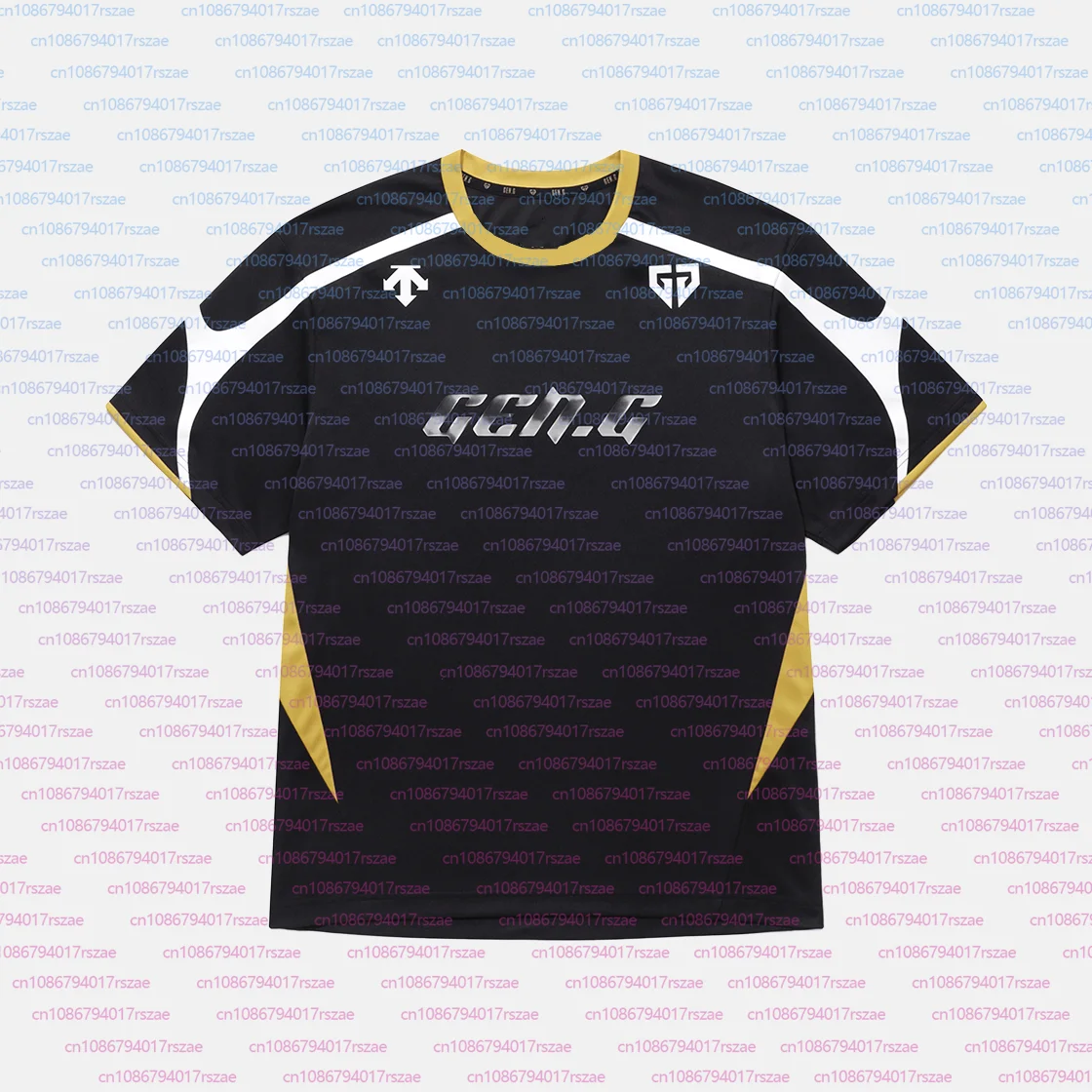 

GEN.G 2025 New Esport Team Uniform Fans Summer Breathable Round Neck T-shirt Men Women Casual Short Sleeve Kids Tops Tee