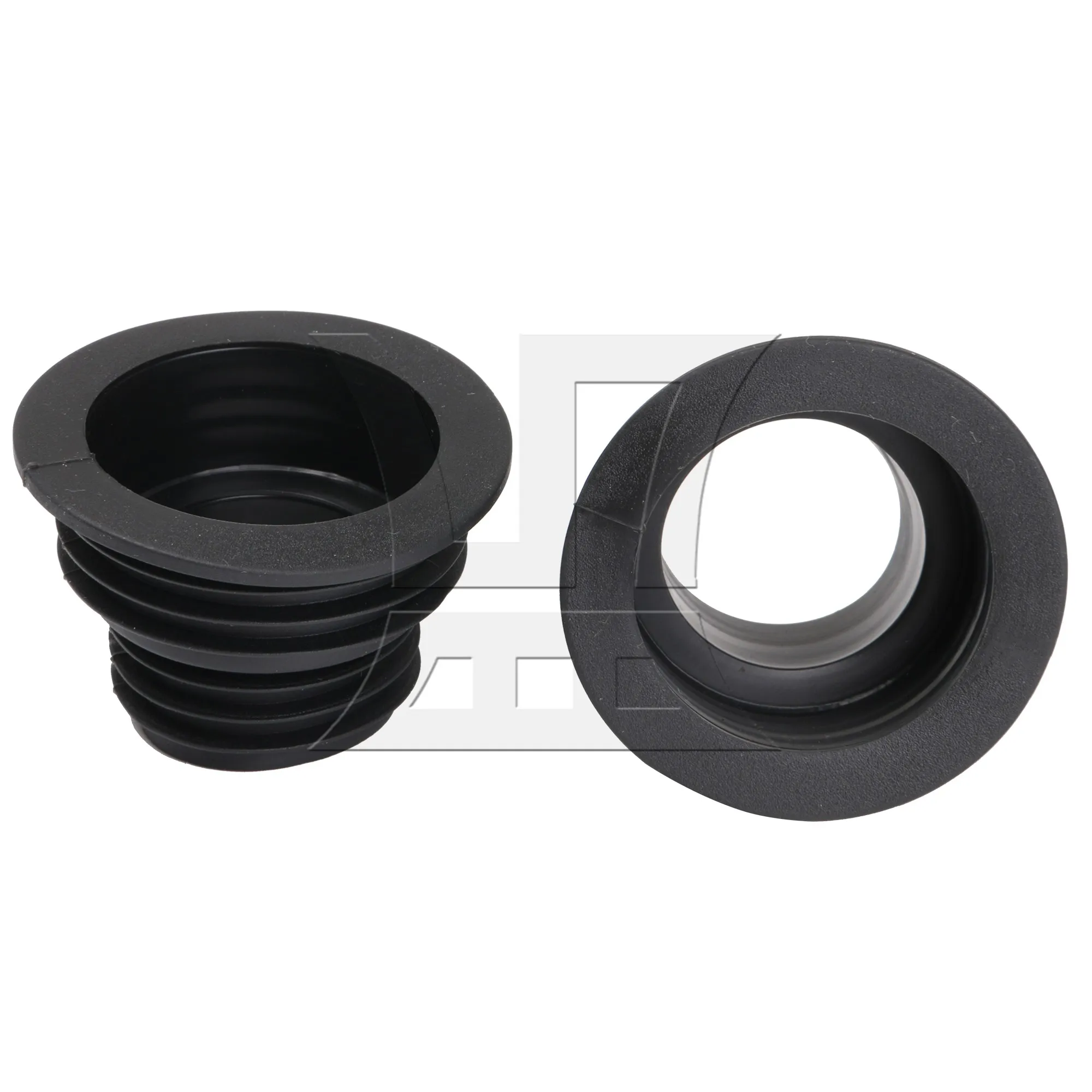 

CNBTR 10Pcs Black Rubber Plastic Gasket 6×3.7CM Floor Drain Wash Basin Seal Ring Anti Leak Plumbing Replacement Repair Parts