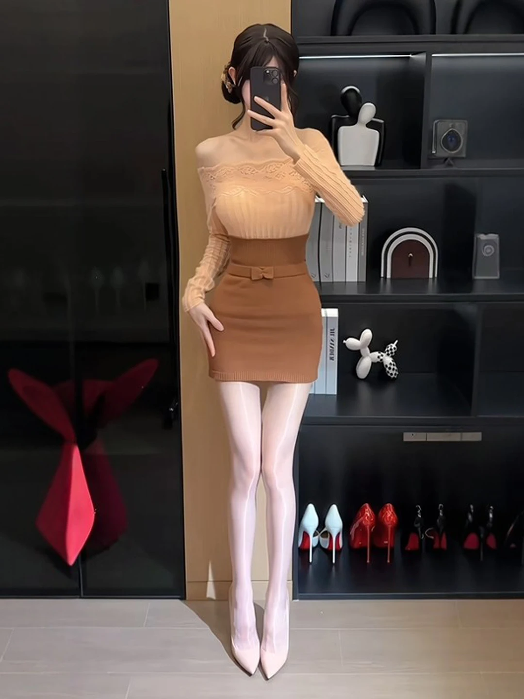 

Sexy Spicy Girl Pure Desire Faion Set Unique f-length Skirt One-oulder Top Two-piece Spring 2026 Comfortable Casual Wear