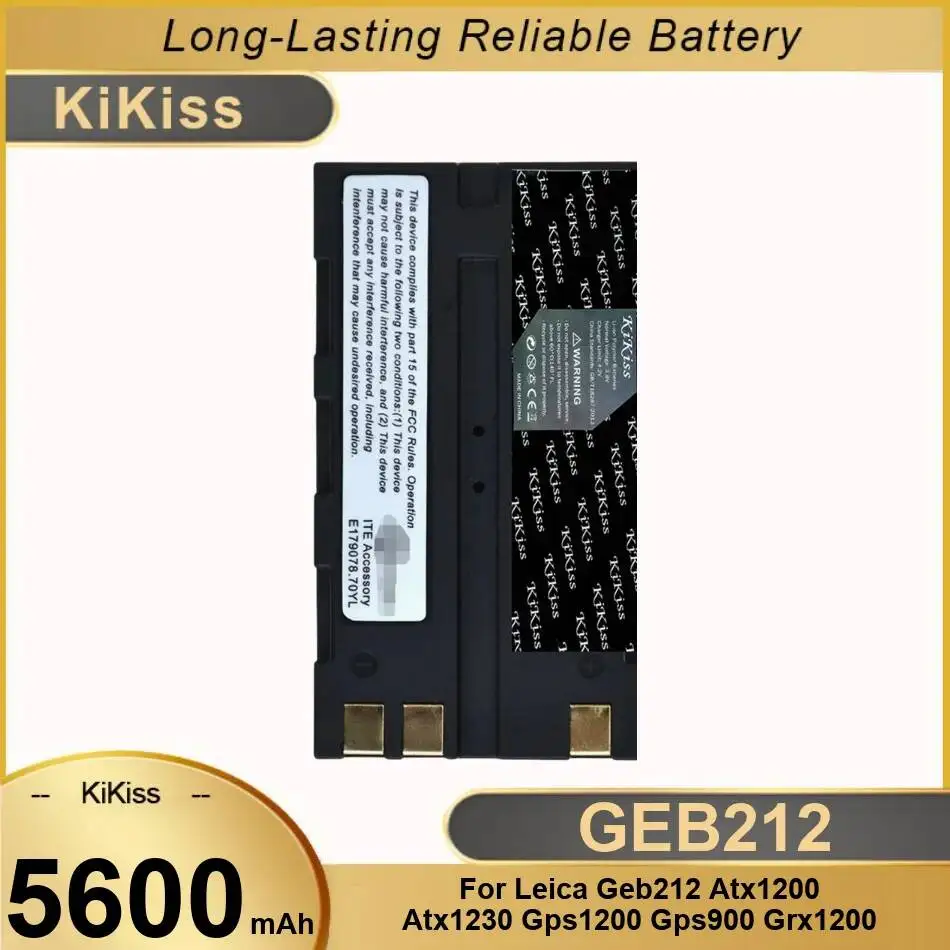 

Fast Charging Durable Total Station Battery 5600mAh For Leica GEB212 ATX1200 ATX1230 GPS1200 GPS900 GRX1200 Total
