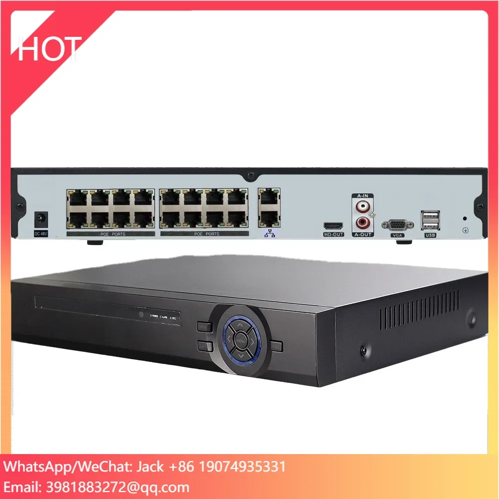 

H.265 CCTV Security HD Network Video Recorders Support PTZ Control 16 Channel 4K 8MP POE NVR