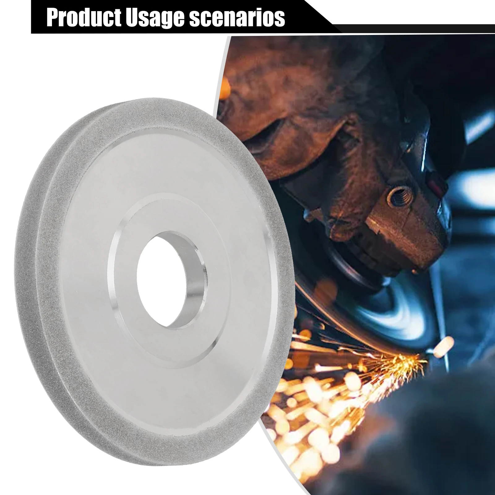 Grinding Wheel Diamond Grinding Wheel Diamond Disc 4/5/6Inch Effecient Due Electroplated Diamond For Carbide Workshop Equipment