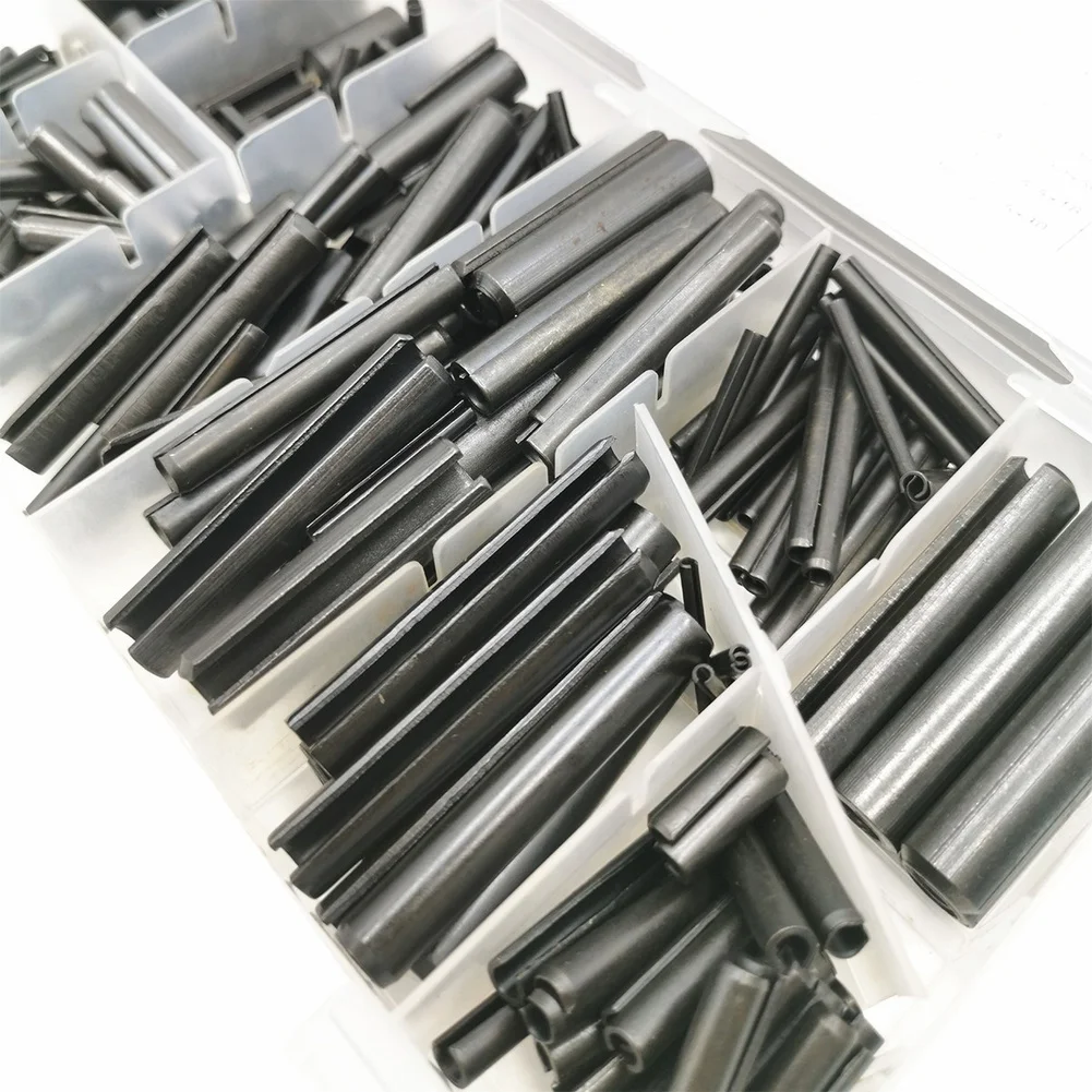 For Repair As Shown Split Pins 65Mn Steel Spring Pins Assortment Fastener Kit Oxidation Treatment Multi-size Assortment