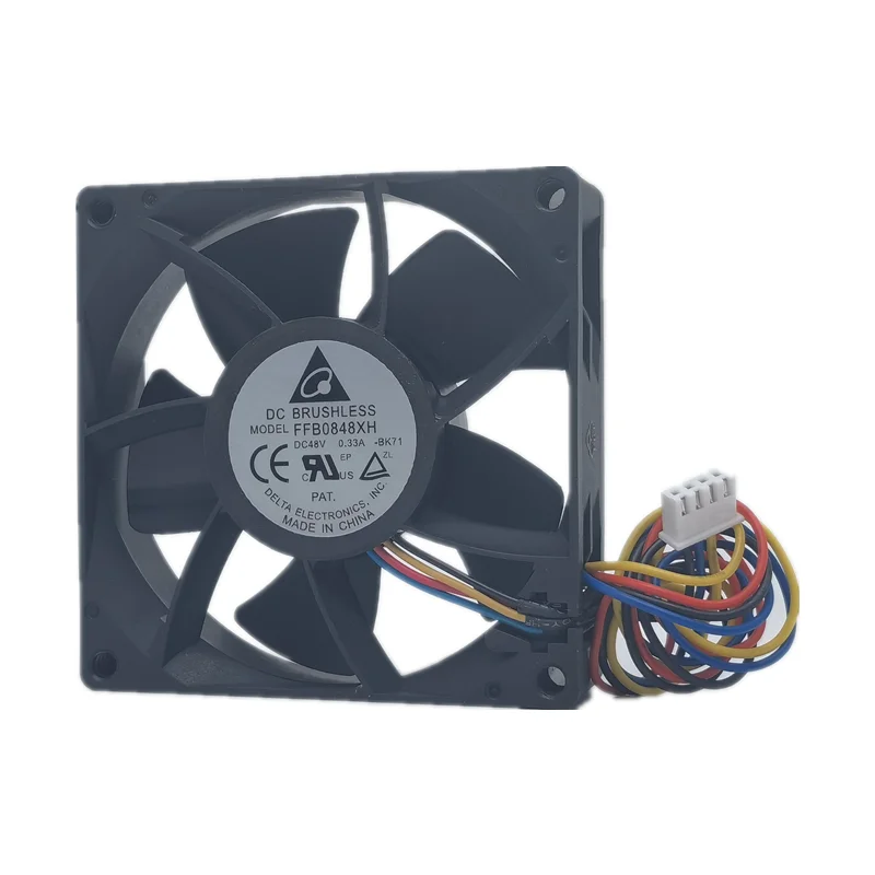 New delta FFB0848XH 48V 0.33a 8025 8cm large air volume industrial machine server fan