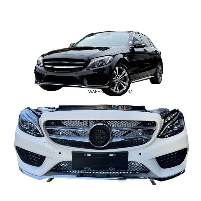 

Original Front Bumper Assembly for C-Class W205 (C200/C260/C30)-Used Replace/Repair 2016