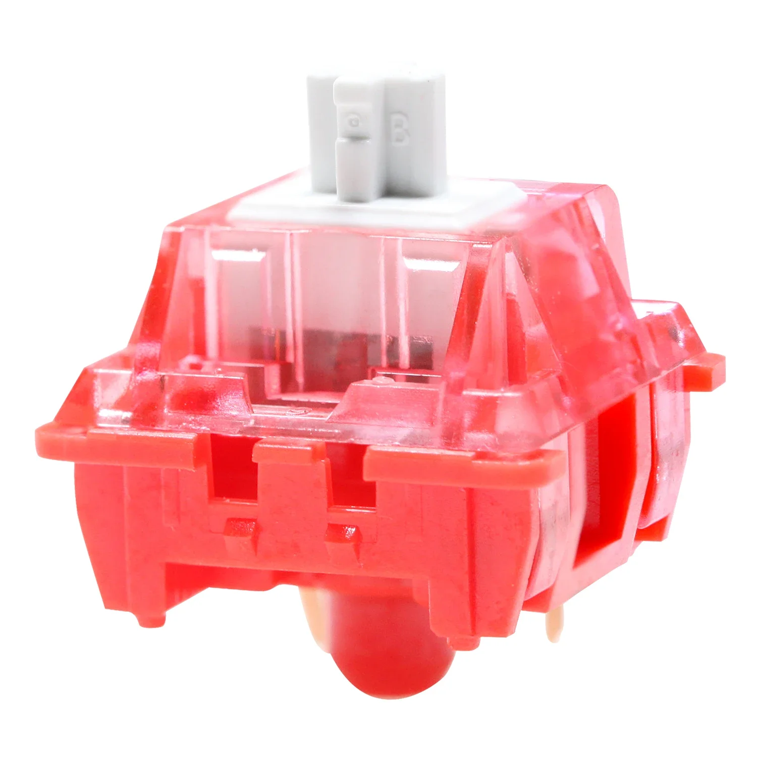 

CIY Red Lotus Switch Linear 45g Clear Red Top Switch mx stem switch for mechanical keyboard 50m Factory Stem Lubed PC Nylon POK