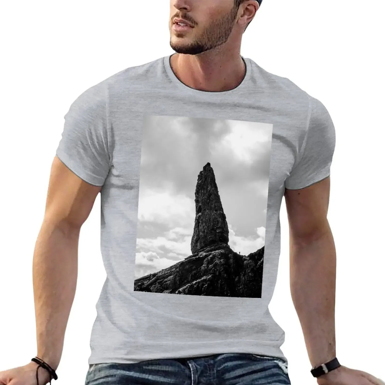 Old Man of Storr T-Shirt summer tops boys whites fitted t shirts for men