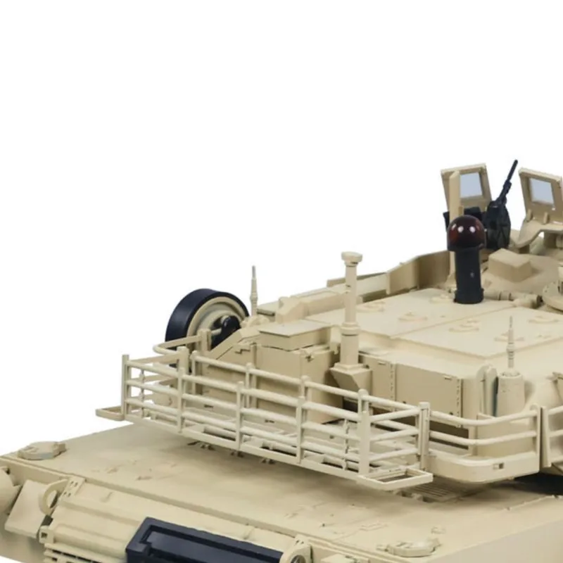 

Металлический радиоуправляемый танк 3918 Abrams M1A2 TOUCAN 1/16 TUSK II с двухпоточным редуктором, вращающейся на 360° башней, инфракрасным прицелом, имитацией отдачи ствола и FPV