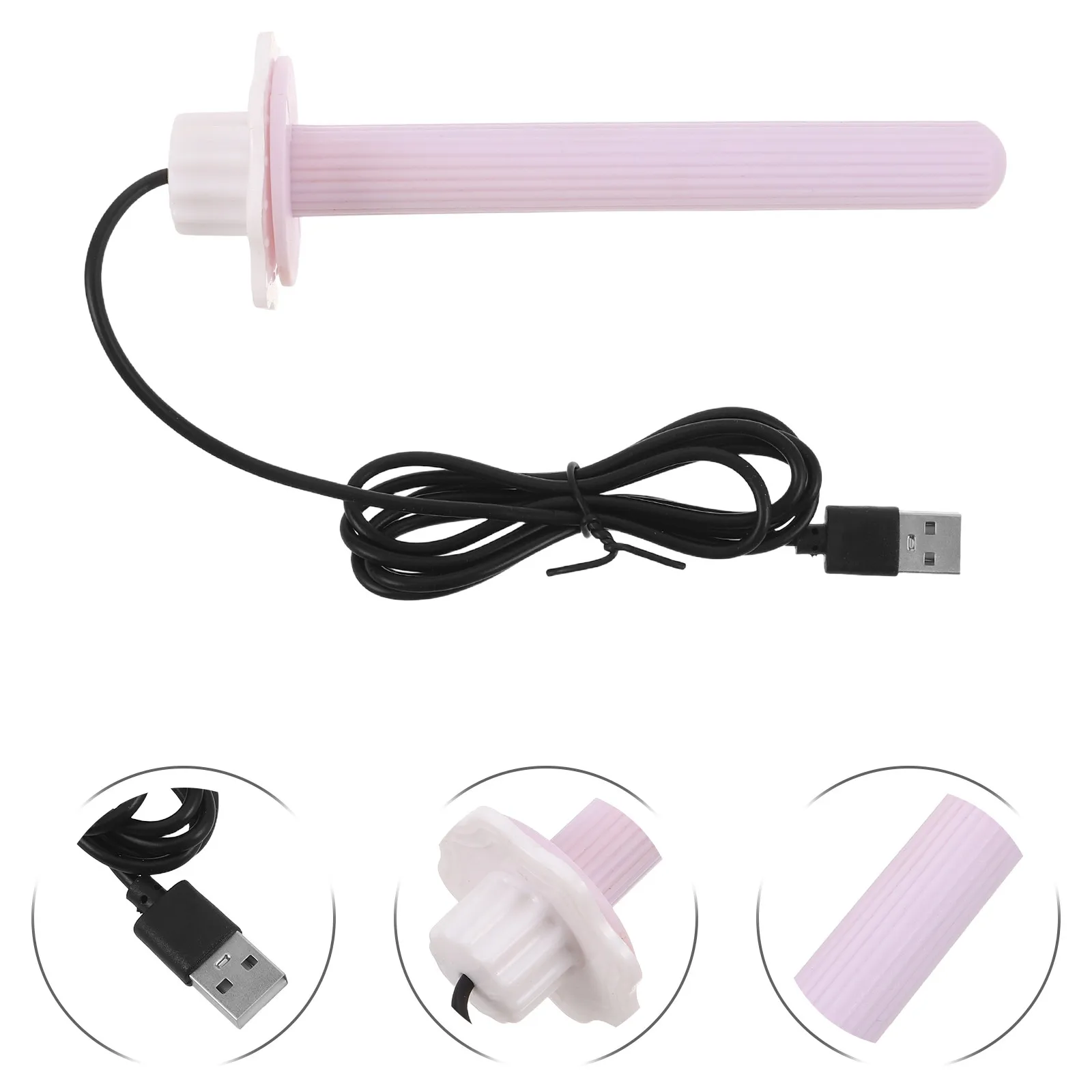 3Pcs Heated Bird Perch Set USB Bird Warmer Plastic Parrot Perch Stand with Even Heat Distribution for Cockatiels