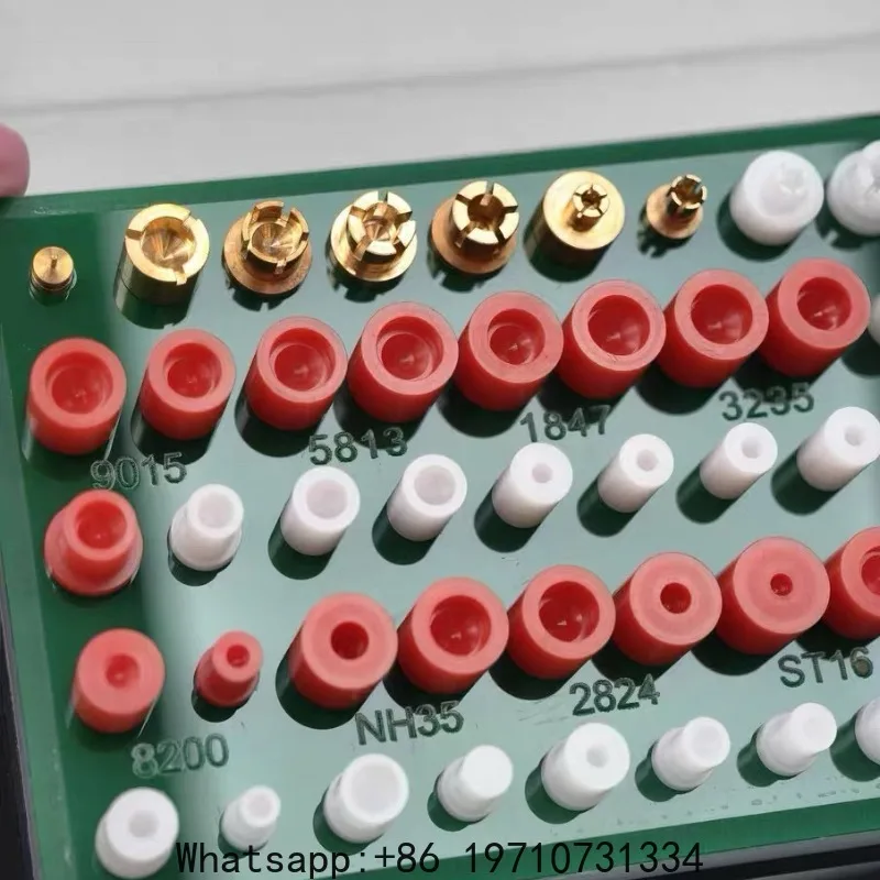 Precision 2824/Blancpain tools for seamless barrel & automatic bearing assembly.