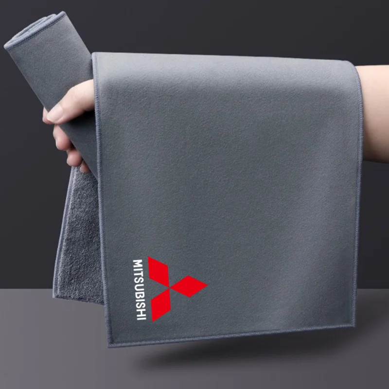 Car Wash High End Microfiber Towel Car Cleaning Drying Cloth for Mitsubishi Pajero Sport Outlander ASX Lancer Eclipse Cross