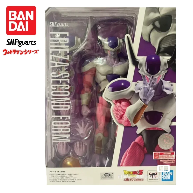 

В наличии Bandai S H Figuarts, оригинальная кукла Dragon Ball Frieza, новая фигурка в штучной упаковке, модель персонажей аниме, гараж