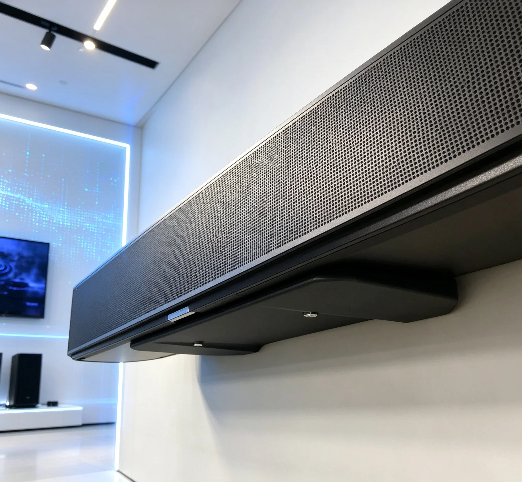 Bracket For SONOS (Beam Gen1/Gen2) Accurate 3D Molding Matches Device Curve Tightly And Brings Neat Visual Effect For Home Theat