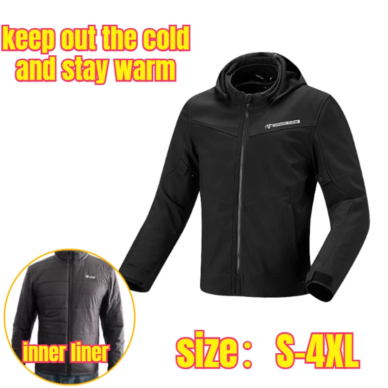 

Motorcycle Jacket Pants Winter Warm Motocross Jacket Waterproof Windproof CE Protective Anti-fall Motorbike Riding Suit