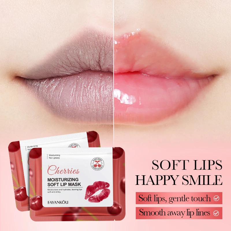 FAYANKOU الكرز كريستال الكولاجين قناع الشفاه ترطيب طبطب الشفاه الشفاه مرطب الشفاه بقع الشفاه سمنة منتجات العناية بالبشرة #2