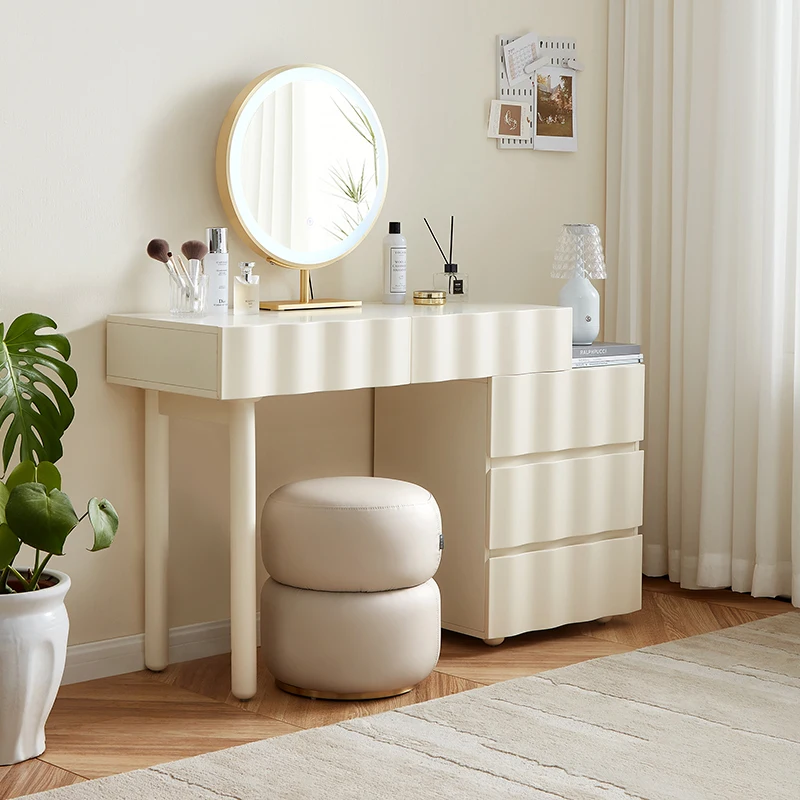 

mirror stool vanity Dressing table makeup toilet home dresser cabinets comfortable coiffeuse de chambre bedroom furniture