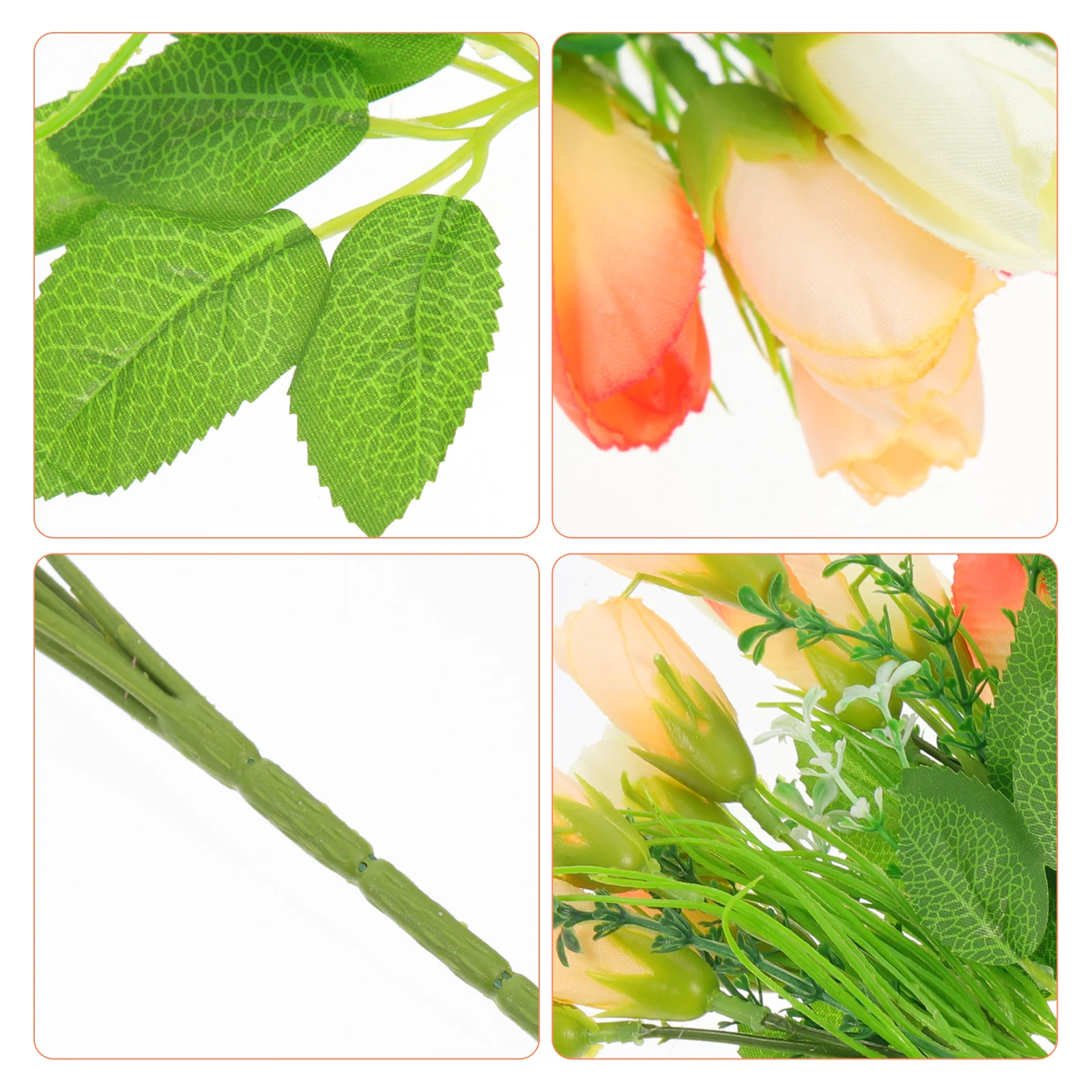 

10 Pcs Artificial Flower Tulip Tulips Outdoor Fake Flowers Spring Bouquet Wedding Decorations Realistic
