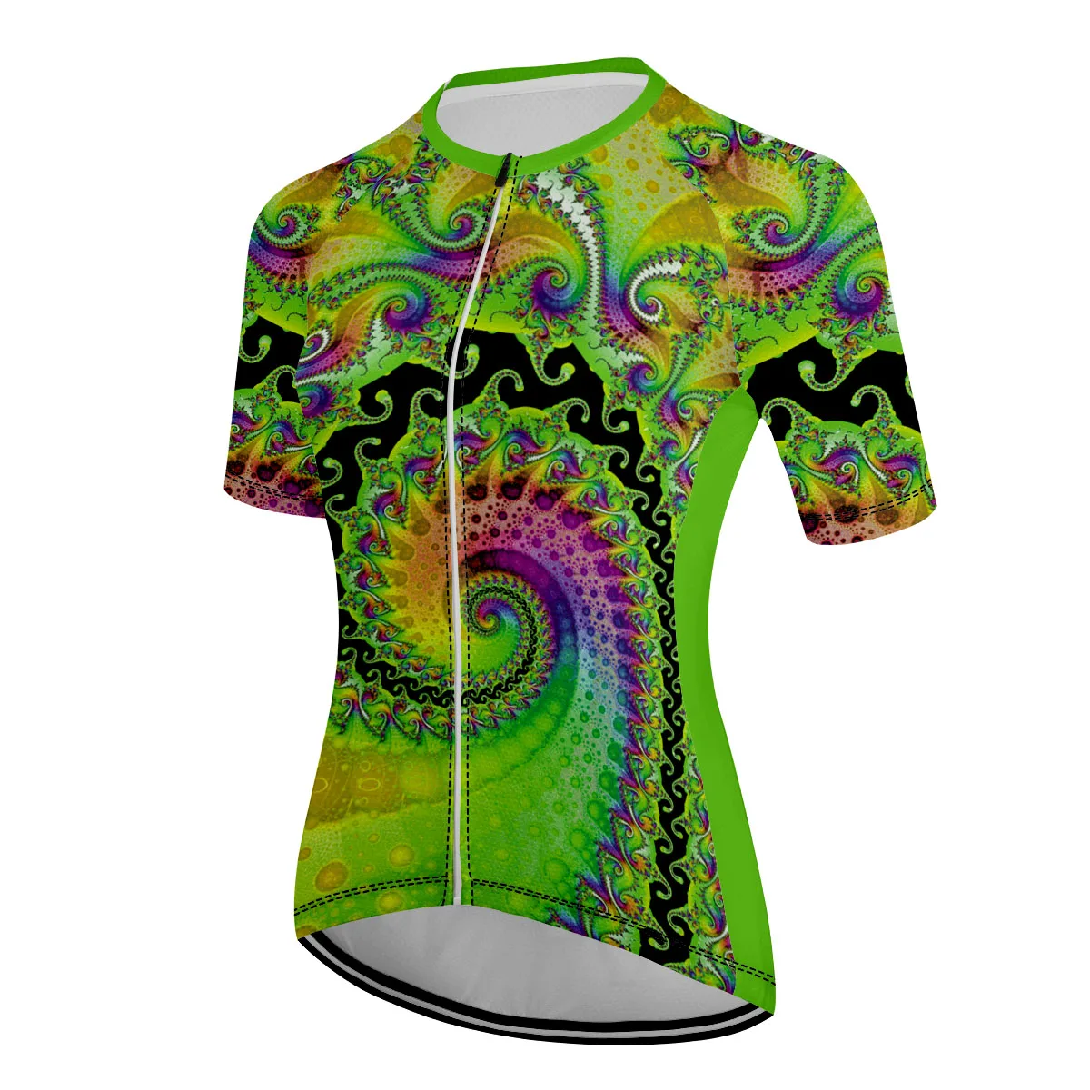 women 2024 cycling clothes summer funny flower pattern bicycle shirt cycle short sleeve MTB jersey road bike clothing