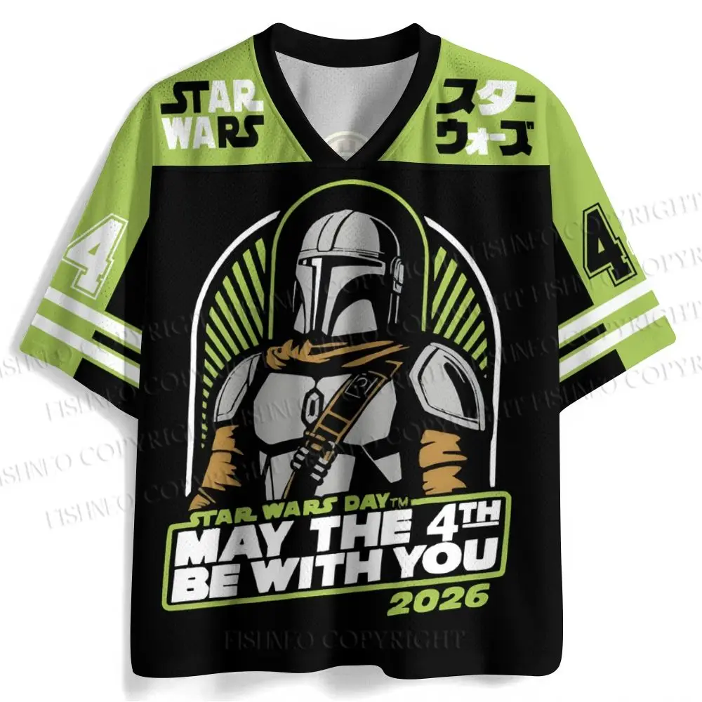 2026 New Star Wars Movie Sports Fashion Adult Children's Short Sleeve V-neck Street Gothic Style Horror Fans Gift