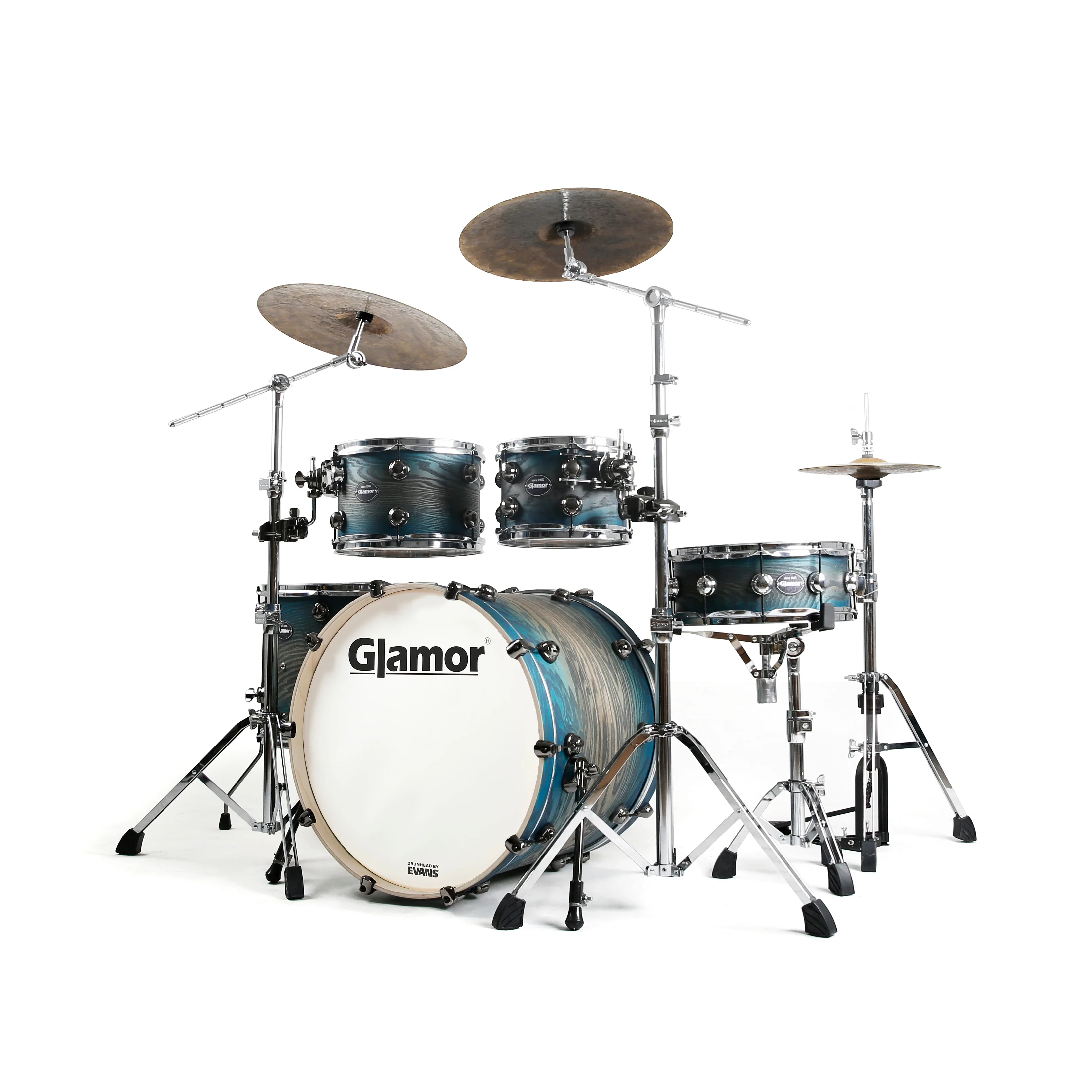 بريق طبل آلة موسيقية Enom 3 سلسلة السماء الزرقاء انفجار نمط مجموعة طبلة مجموعات الطبول المهنية الحديثة