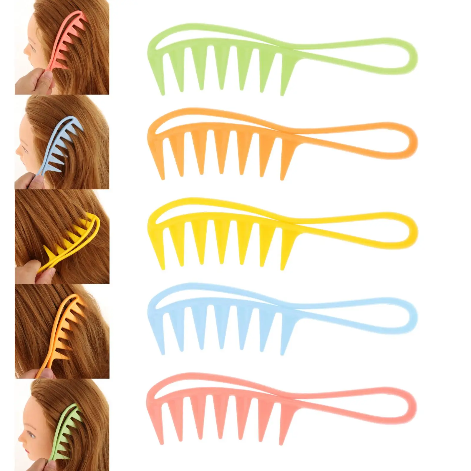 

Wide Salon Comb Detangler Wet Hair Brush Hair Comb for Women and Men