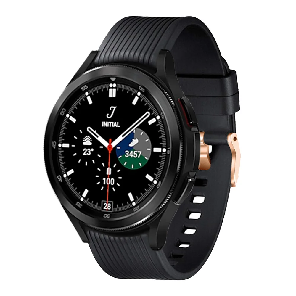 Correa de 20mm para Samsung Galaxy Watch 4, pulsera deportiva de 40mm, 42mm y 44mm para Galaxy Watch 4 Active 2 40/44/46mm