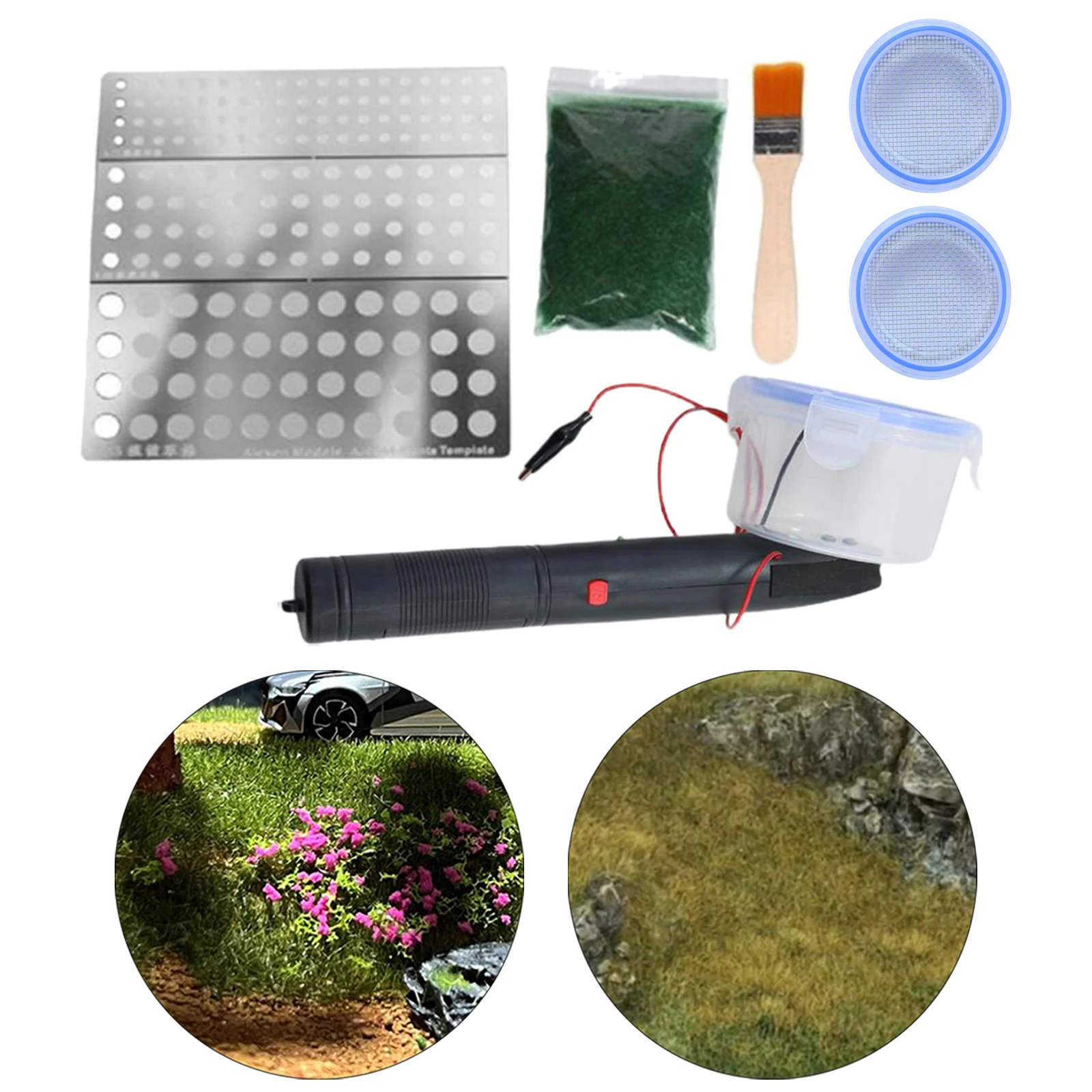 

Электростатическая флокировочная машина с мусором Garss, мощный расширенный набор флокировки для сказочной садовой архитектурной модели