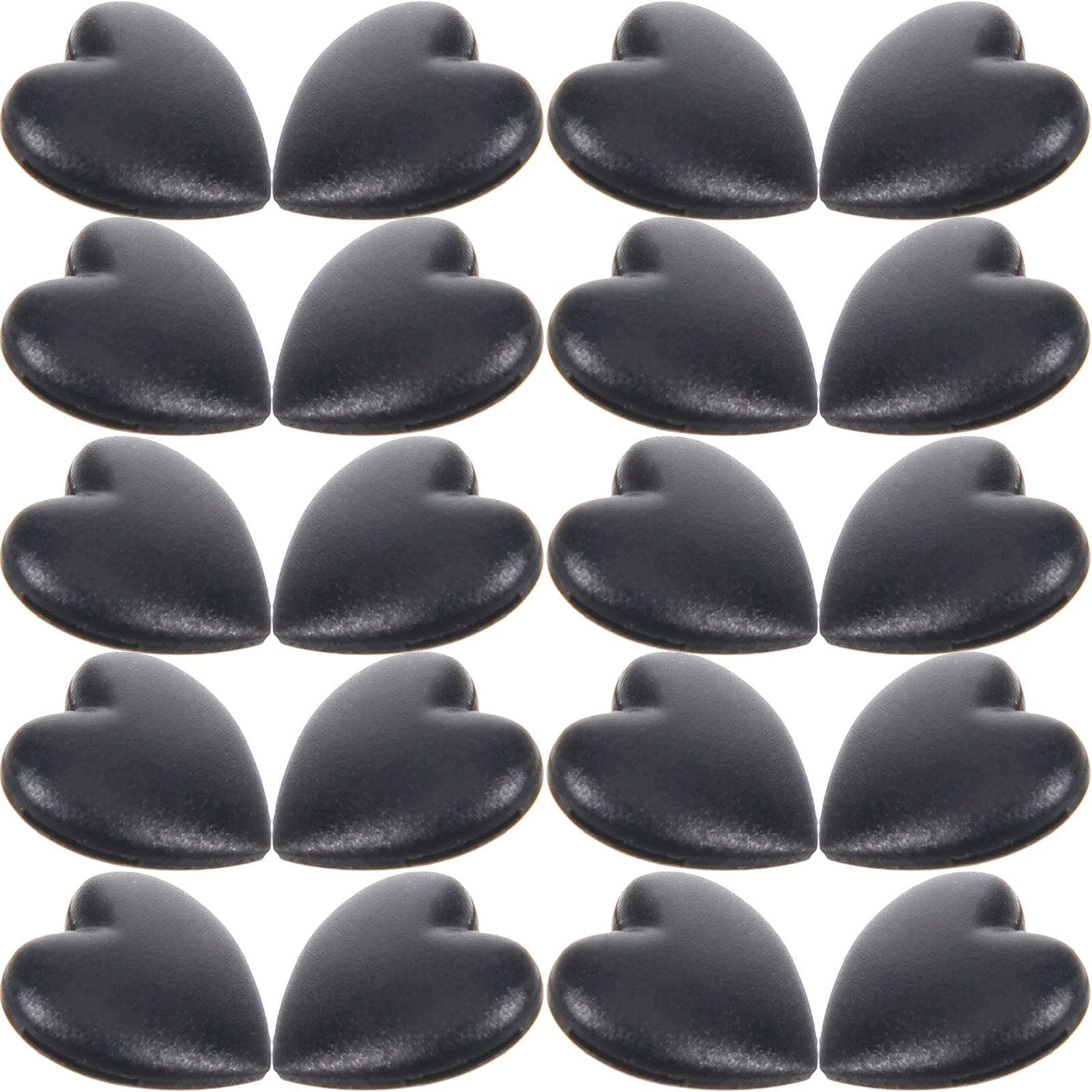 

20Pcs Anti Slip Glasses Ear Grips Silicone Heart Shaped Prevent Glasses Slipping Eyeglasses Retainers for Sports
