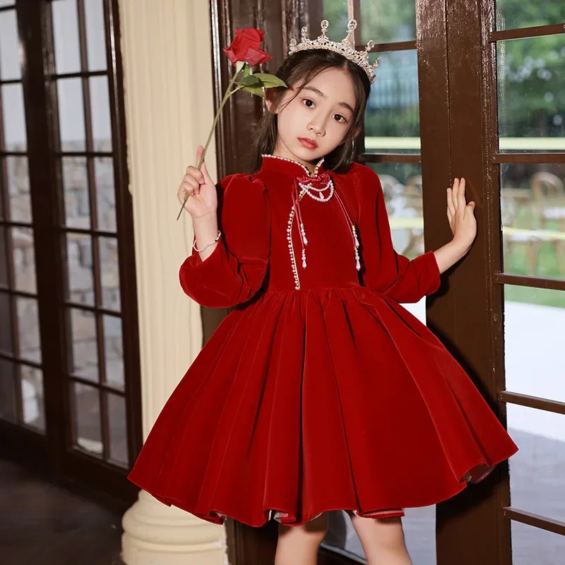 Elegant Girl Dresses for Girls Graduation Child Girl Evening Dress Girls Dresses 2 to 8 Years Girl\'s Ceremonial Dress Party Baby