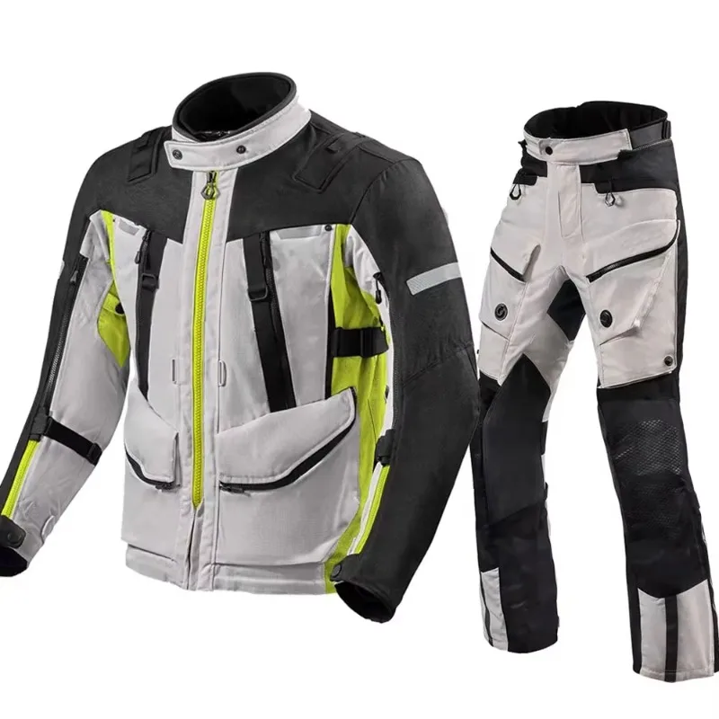 

2025 New Style Breathable Textile Motorcycle Suit Motorbike Jacket & Pant Adventure Touring Custom Logo Design Motorbike