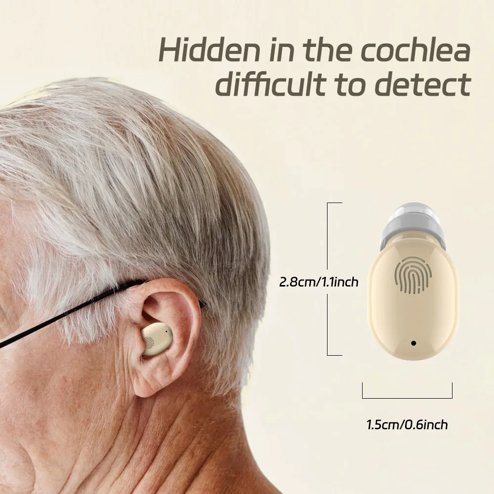 أداة مساعدة السمع الجديدة القابلة لإعادة الشحن لكبار السن لعام 2025 - ملابس ثنائية، مضخم صوت، 3 ألوان #2